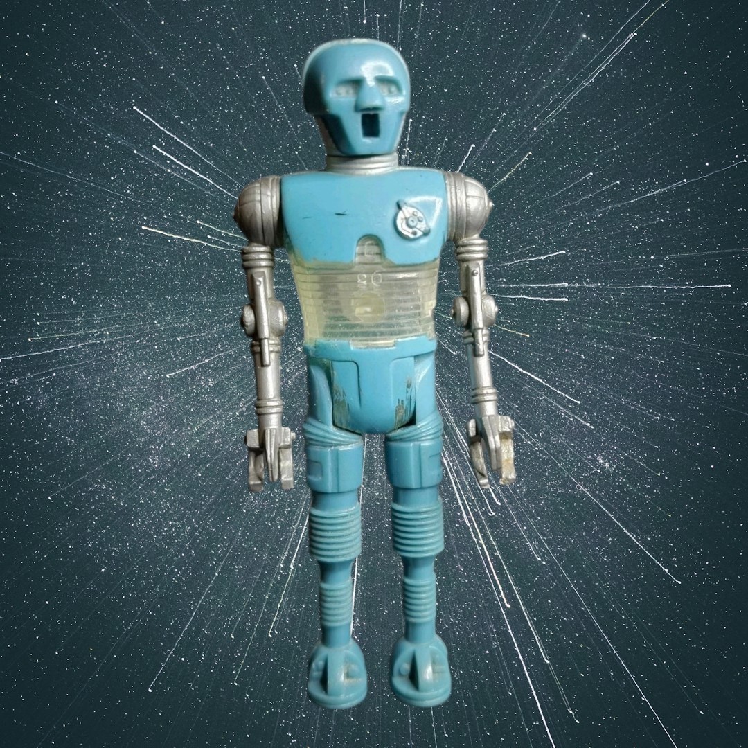 Star Wars 1980 2-1B droide medico action figure vintage Kenner Hong Kong 