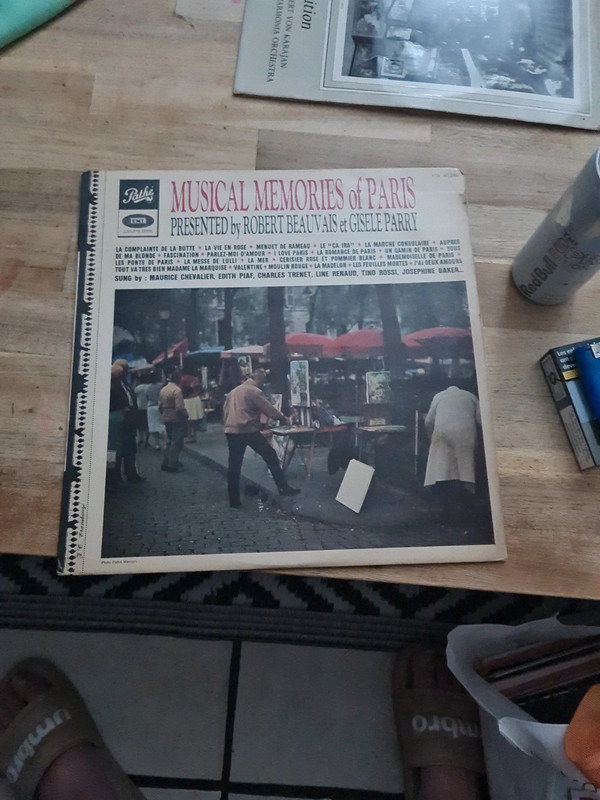 Vinyle musical memorie of paris
