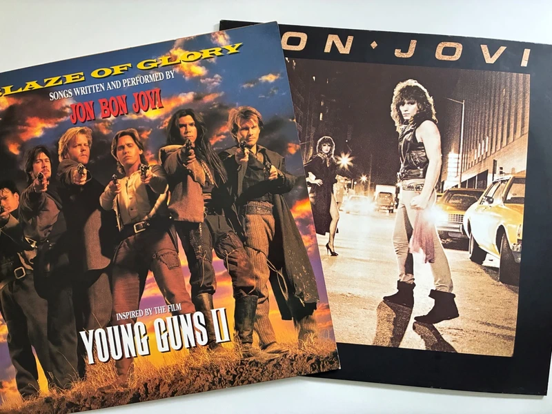 2x Bon Jovi-Konvolut, Vinyl LP, Erstpressungen!