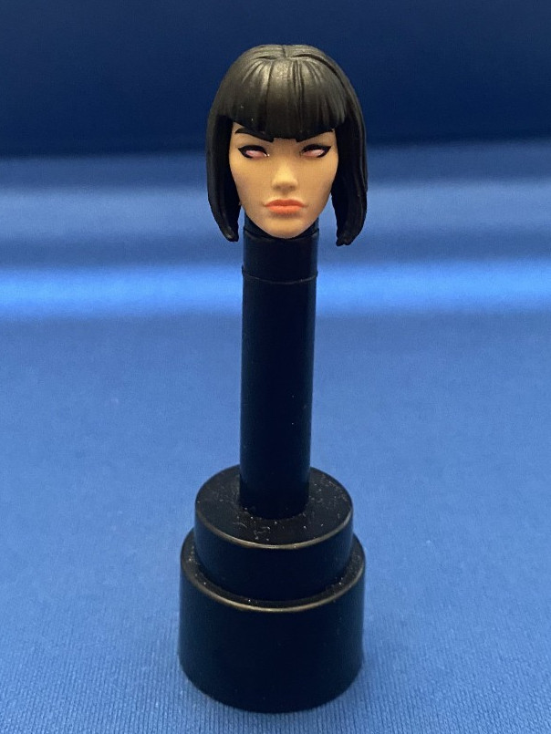 Marvel Legends Testa di Femmina Foraggio Personalizzato 1/12 6" 2020 Stepford Cuculo Nero