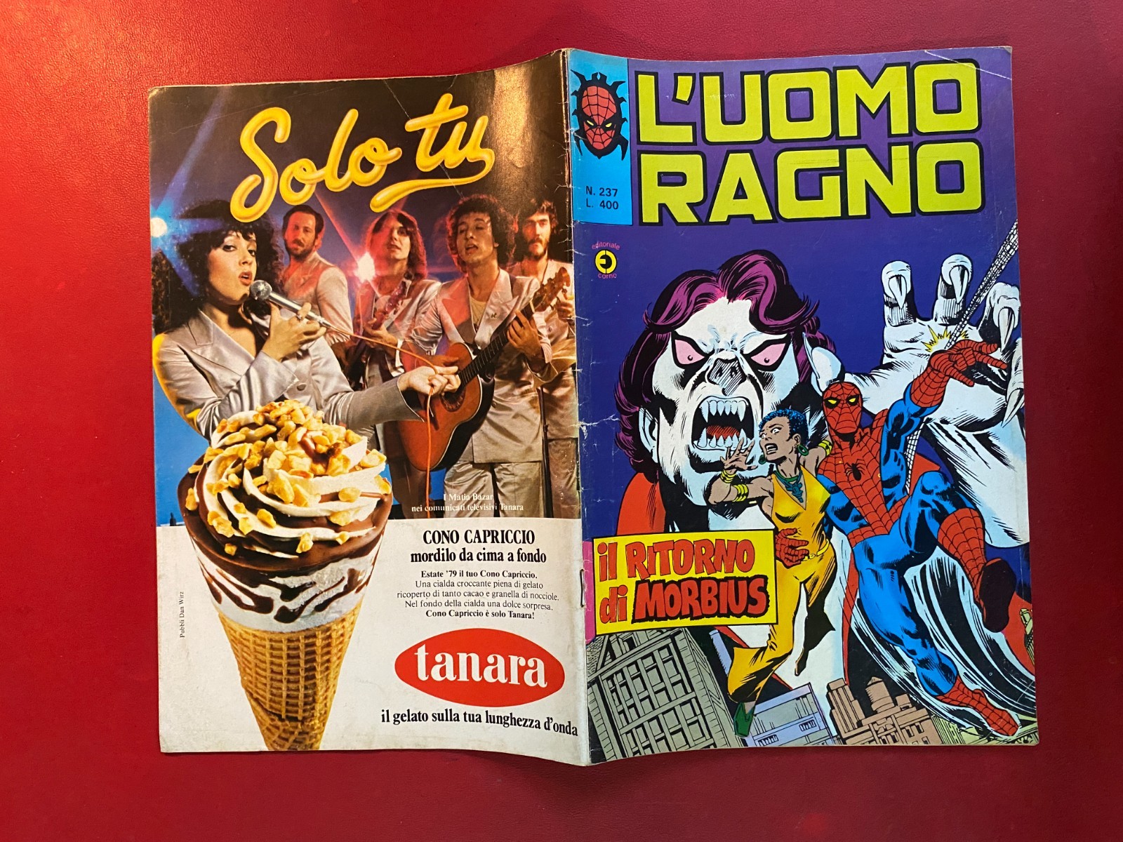 L'UOMO RAGNO n. 237 Ed. Corno (1979) Fumetto Marvel