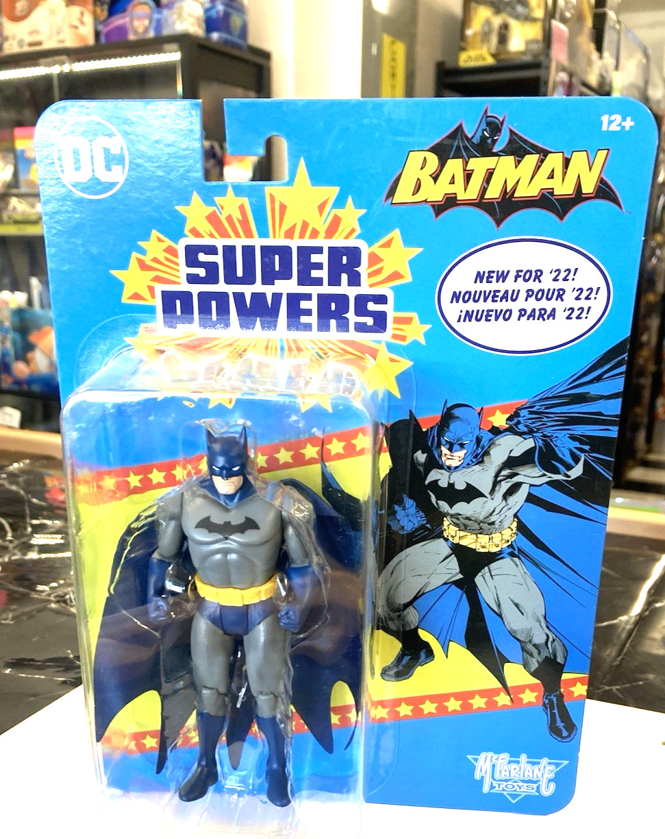 DC Super Powers BATMAN 5" Action Figure 2022 McFarlane Toys Nuovo