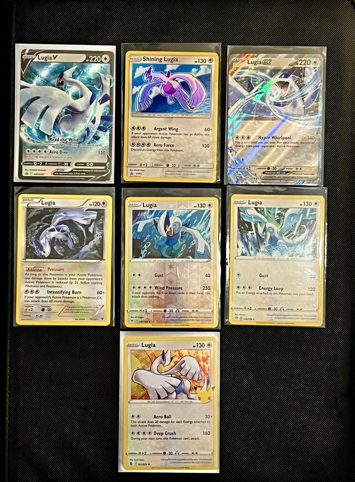 Lotto Bundle Pokémon TCG Lugia (7) Usato Condizioni Miste
