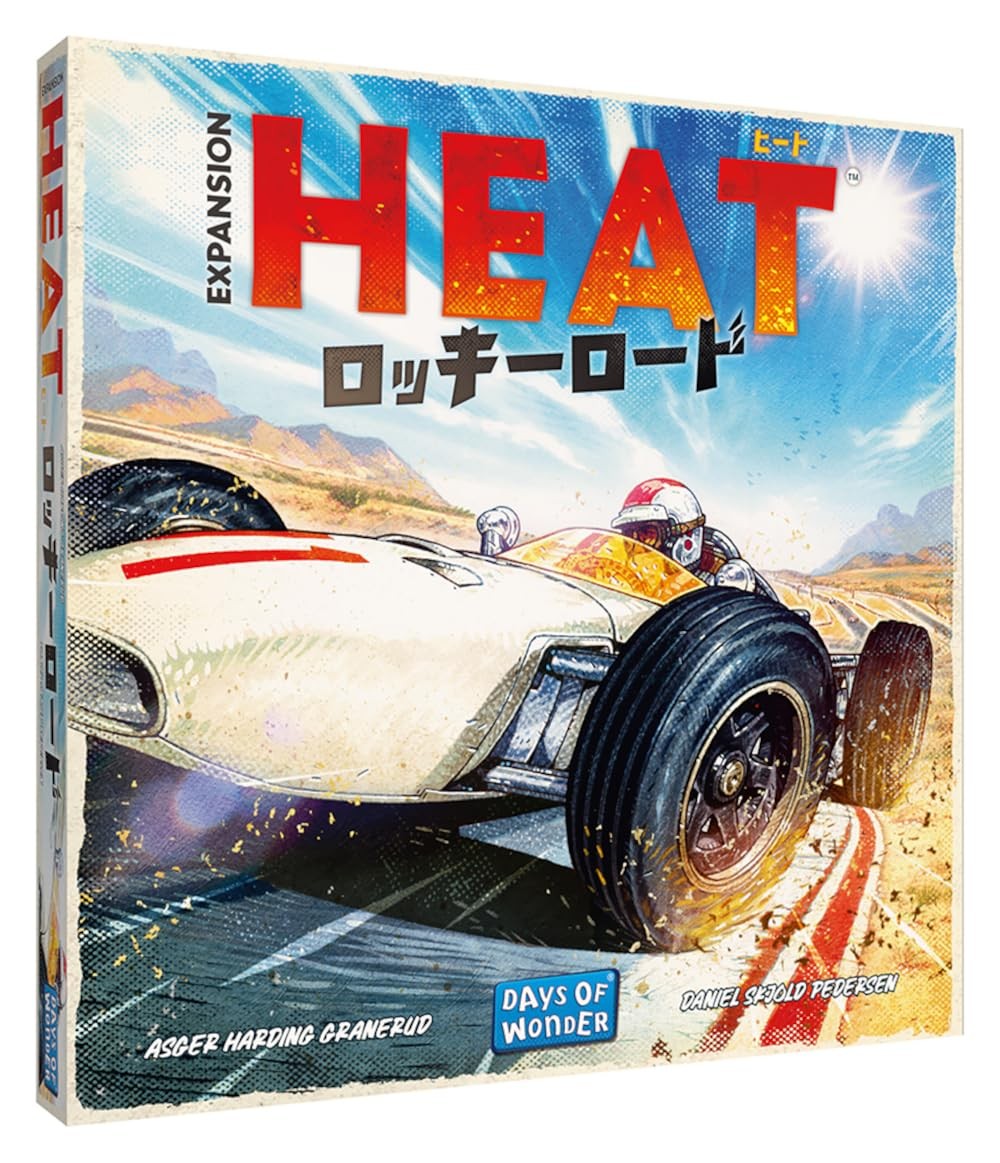 Heat Rocky Road Gioco da Tavolo Espansione Corsa Strategia Giapponese