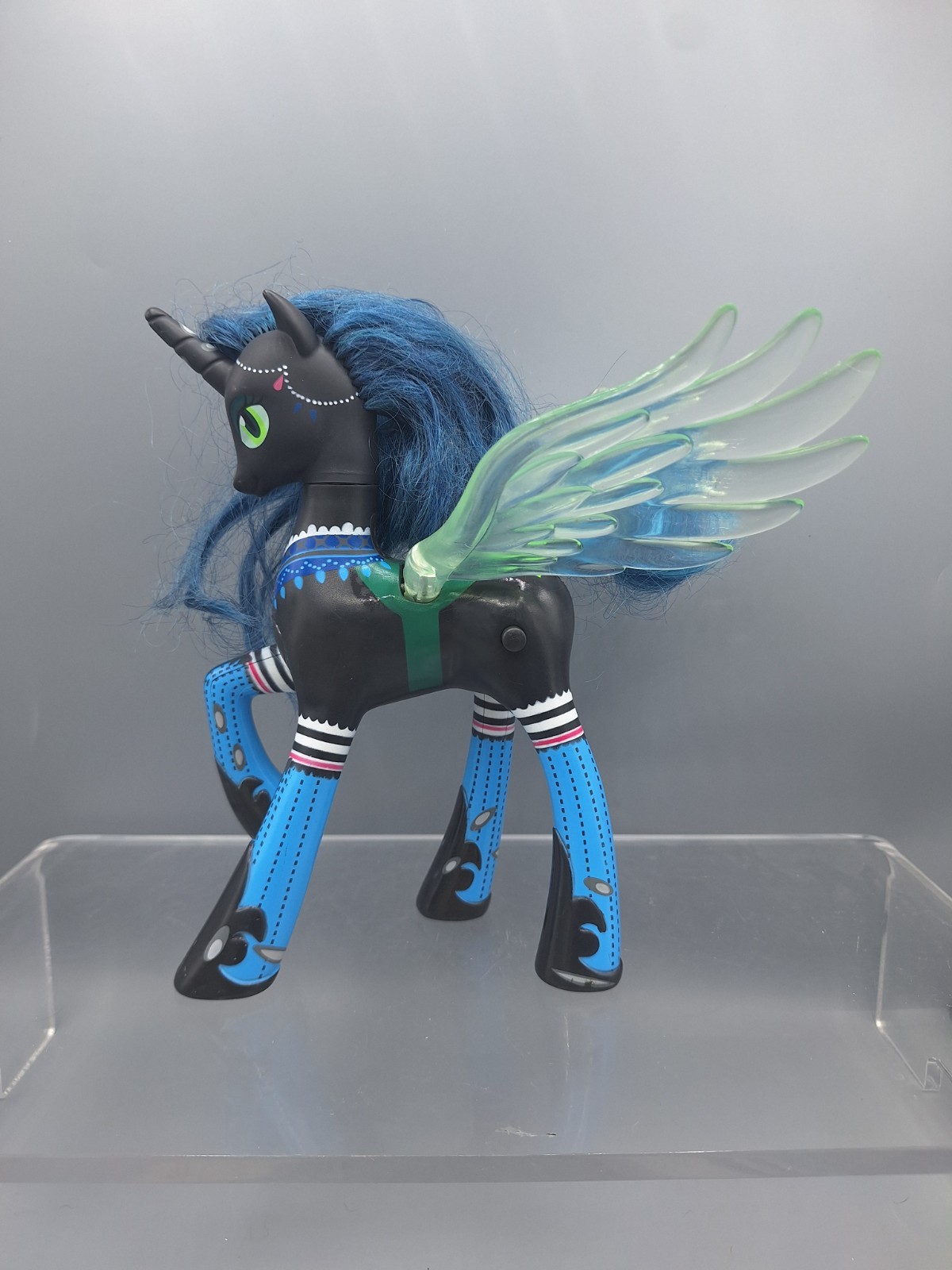 Hasbro~My Little Pony 2013 QUEEN CHRYSALIS~Figurina parlante illuminata~Ritirata~Funzionante