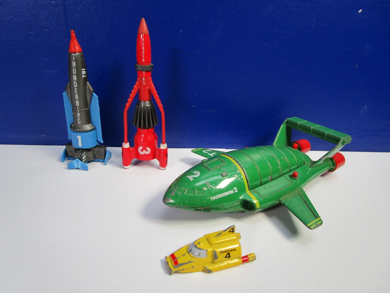 vintage THUNDERBIRDS TB 1 2 3 4 MATCHBOX pressofuso RECUE PACK SET 1992