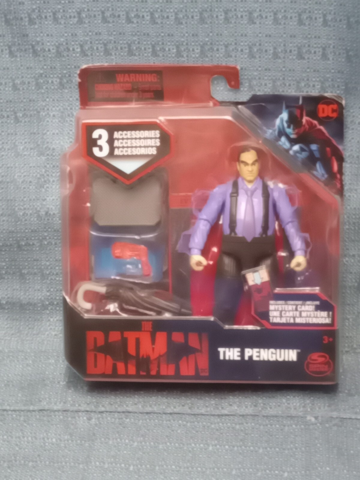 DC The Batman Penguin Spin Master Modellino 3,75"