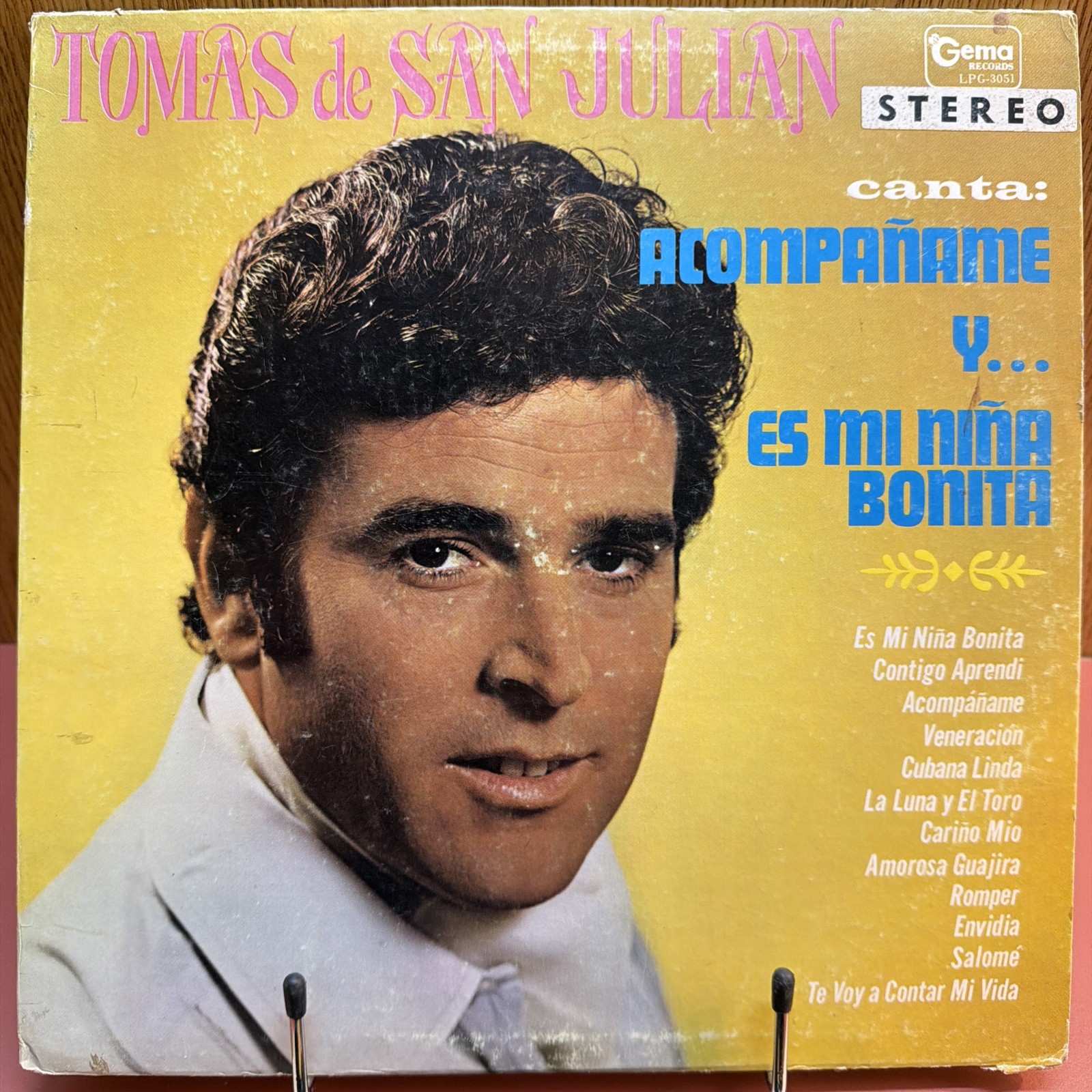Tomas De San Julian ‘Canta: Acompañame Y... Es Mi Niña Bonita’ 1973 Gema VG/VG