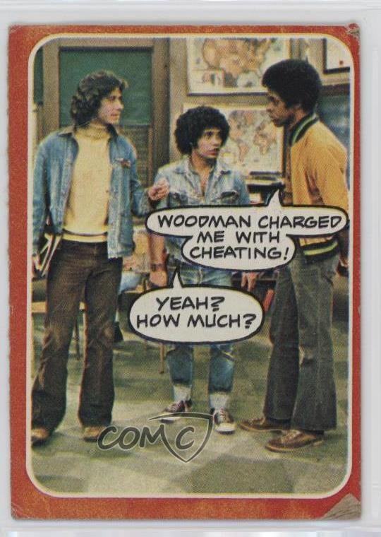 1976 Topps Welcome Back Kotter Woodman mi ha accusato di imbroglio! #13 17vs