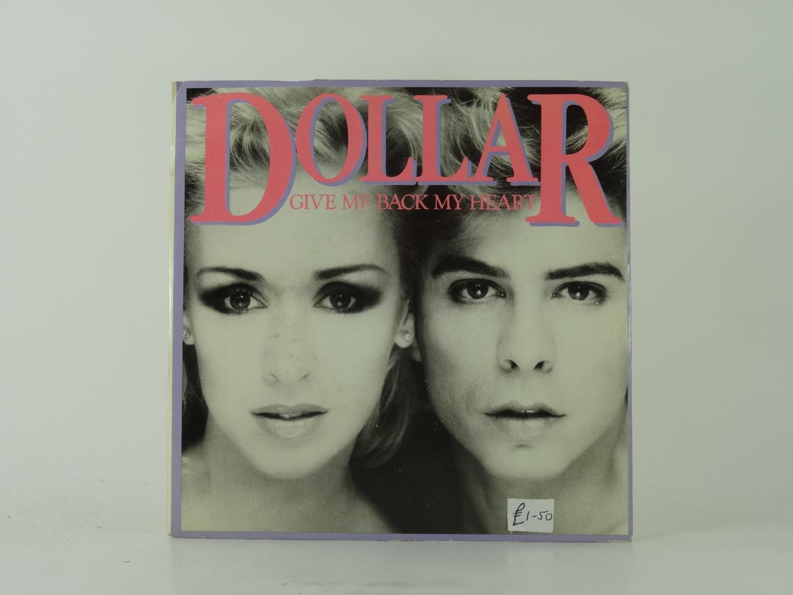 DOLLAR GIVE ME BACK MY HEART (2) (14) 2 Track 7" Single including Picture Sleeve