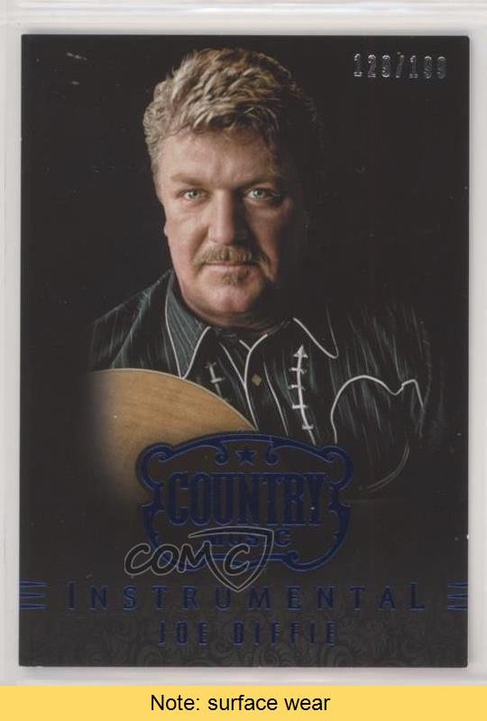 2014 Panini Country Music Instrumental Blue 129/199 Joe Diffie #12 READ 00ah
