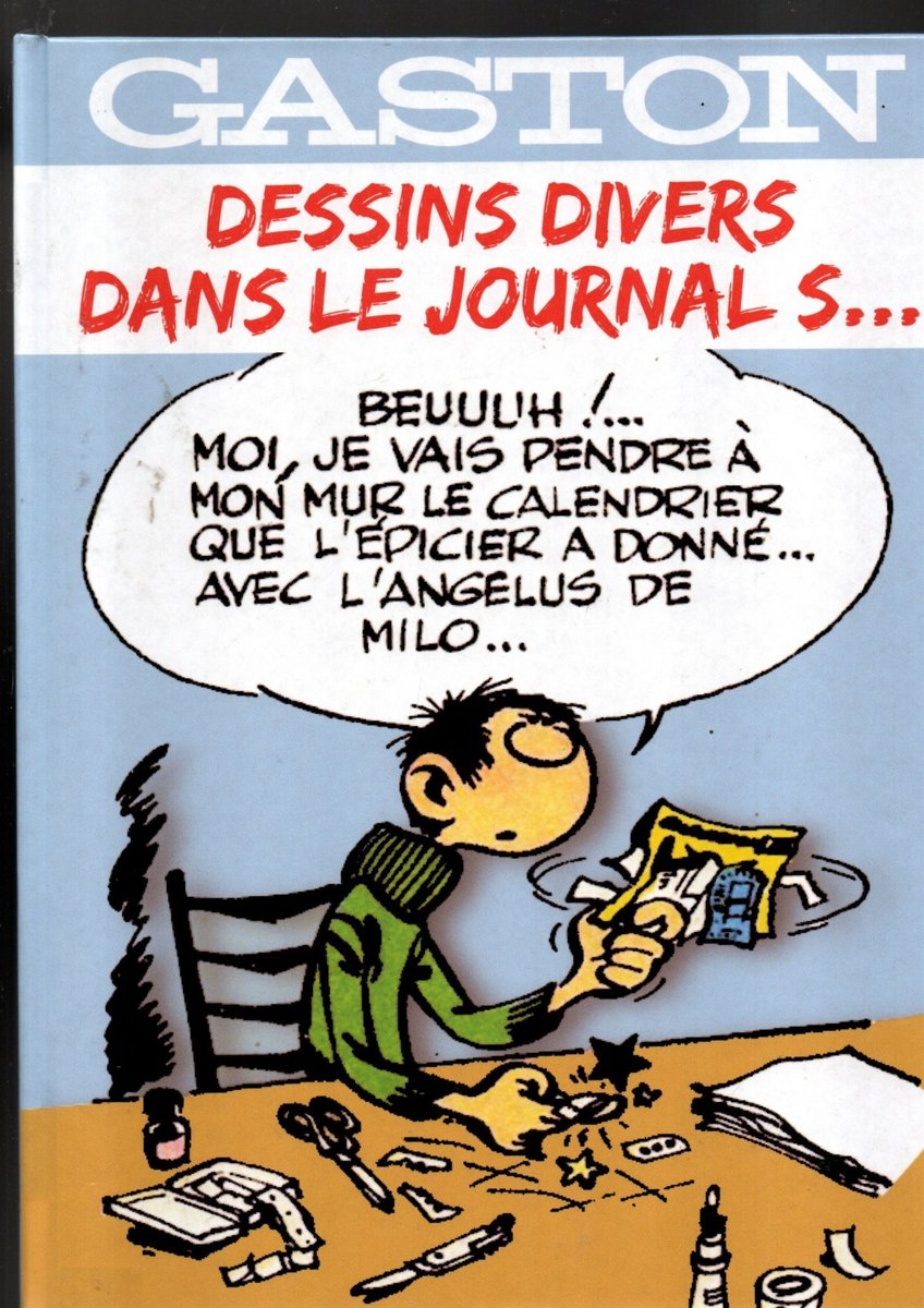 Gaston. DESSINS DIVERS DANS LE JOURNAL S...Cartonné HORS COMMERCE. 2018. NEUF