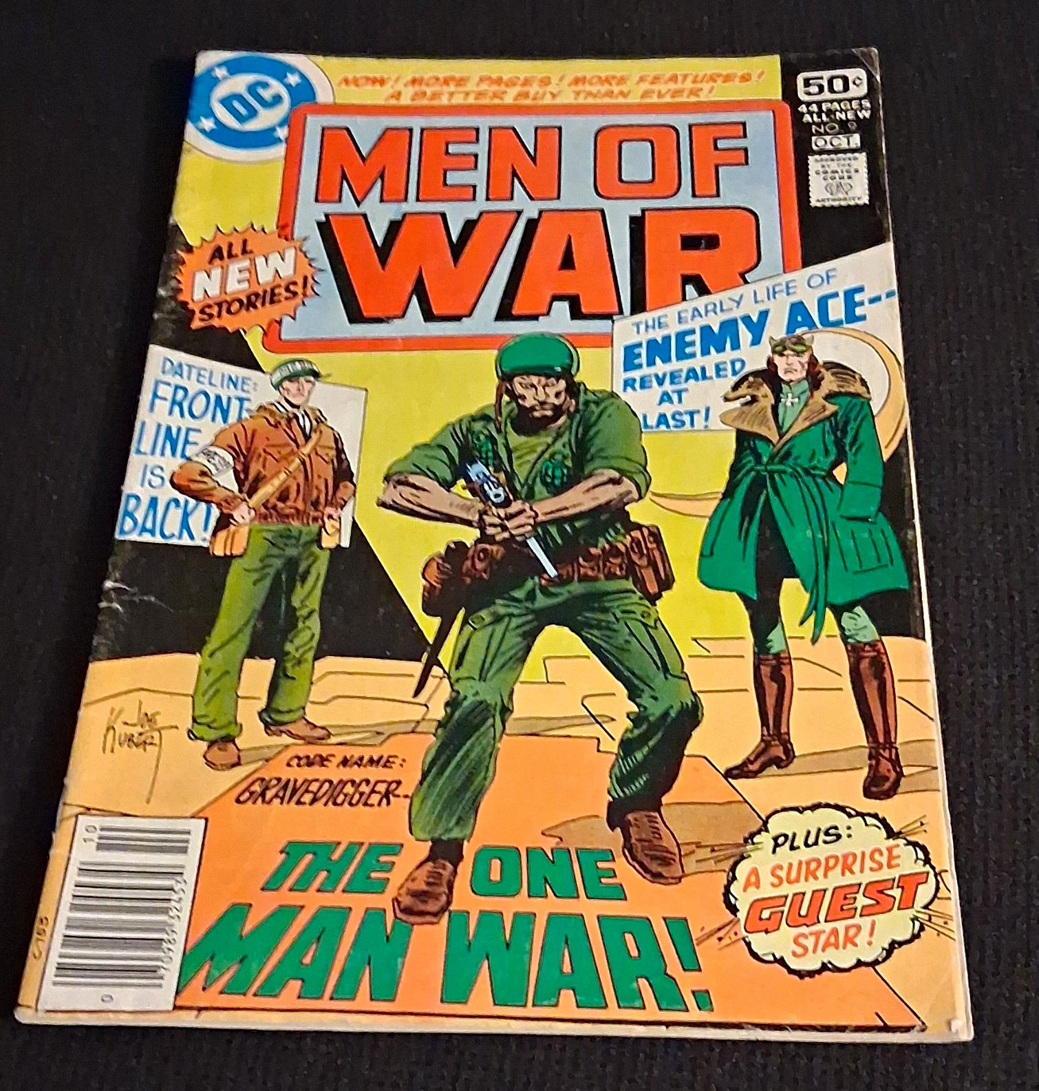 DC Comics Men of War 1980 Paul Levitz Joe Kubert War Color singolo inglese