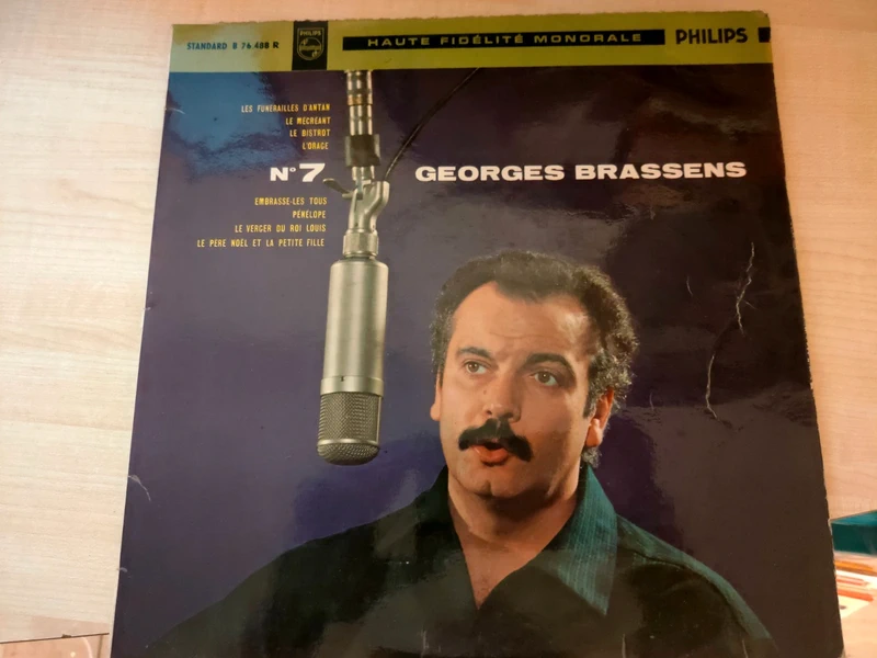 Georges Brassens – N° 7 - Vinyle 33 tours 10"