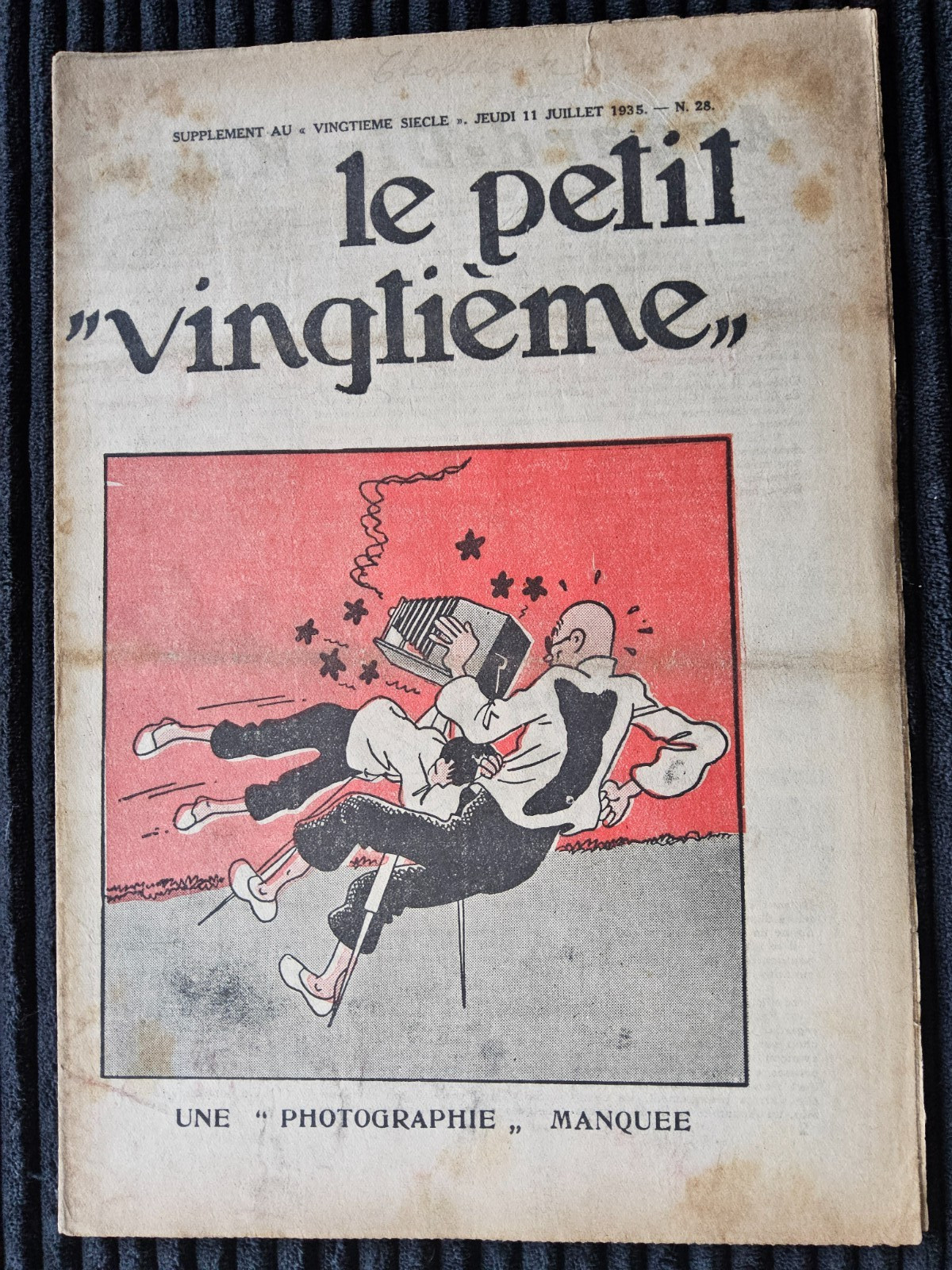Tintin - Petit Vingtième - Numéro 28 de 1935