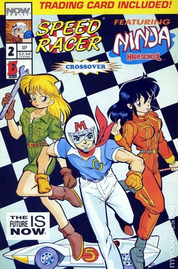 Speed Racer Ninja High School #2N FN+ 6.5 1993 Immagine Stock