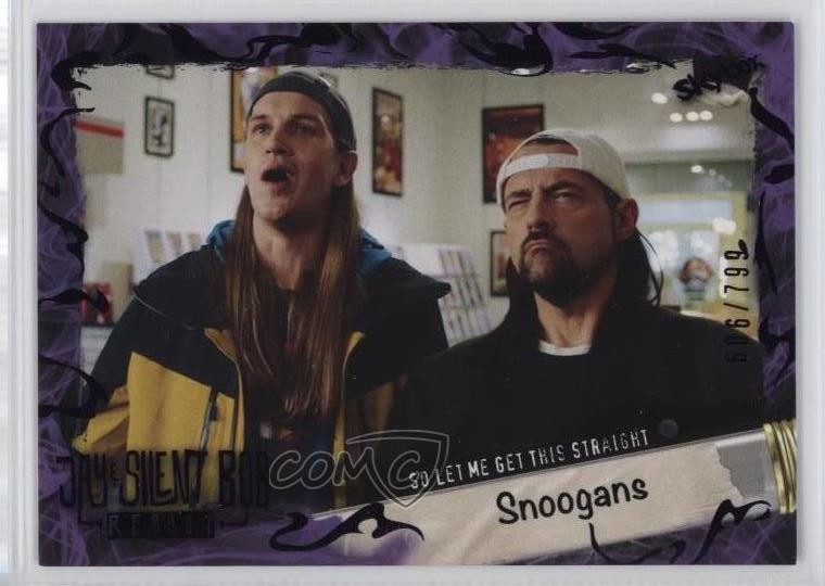 Skybox Jay & Silent Bob 2023 reboot Snoogans /799 Jason Mewes Kevin Smith #6 x5u
