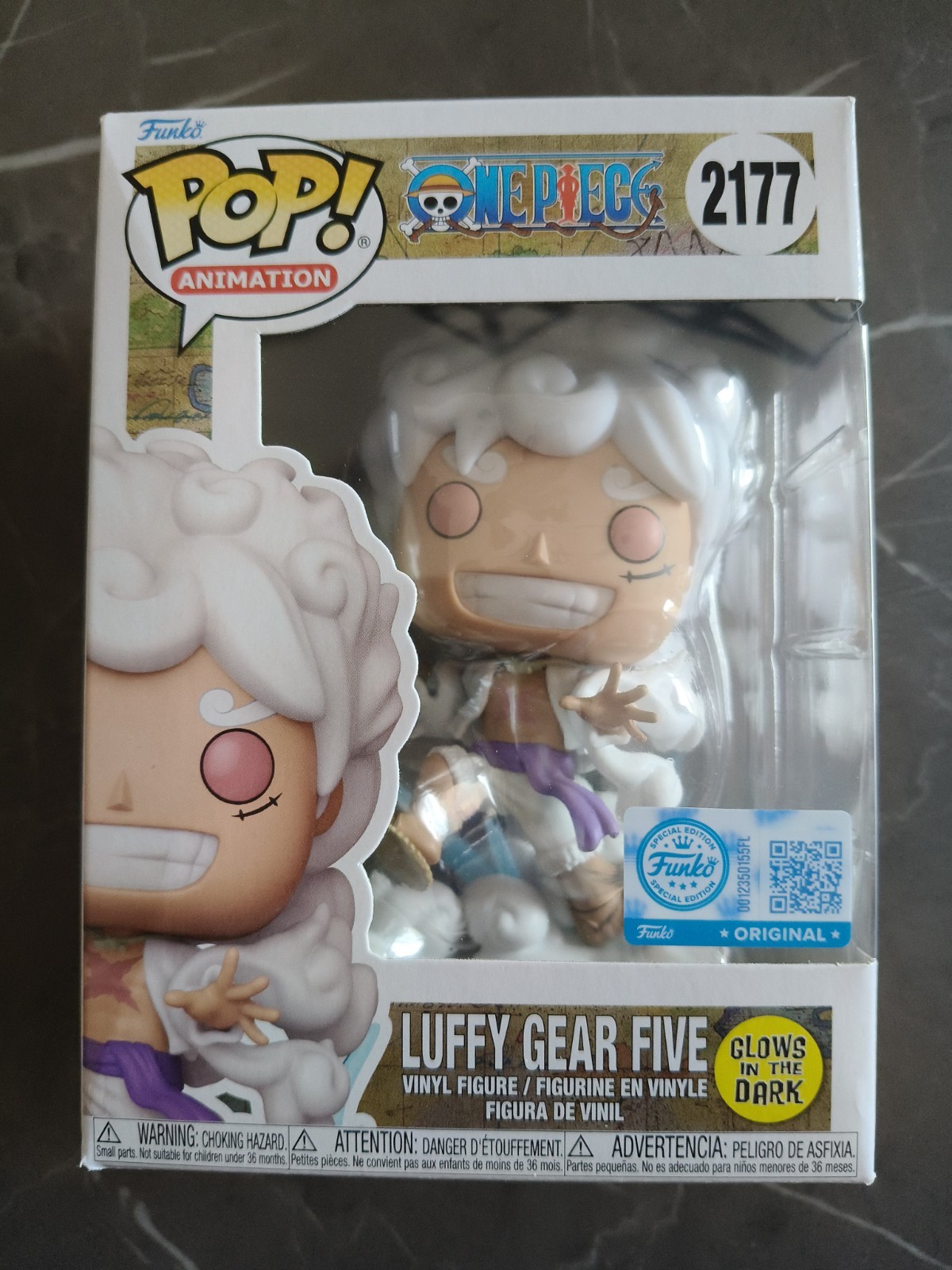 Funko Pop! Animation ONE PIECE - Monkey D. Luffy Gear 5 - 2177 Glow in the Dark 