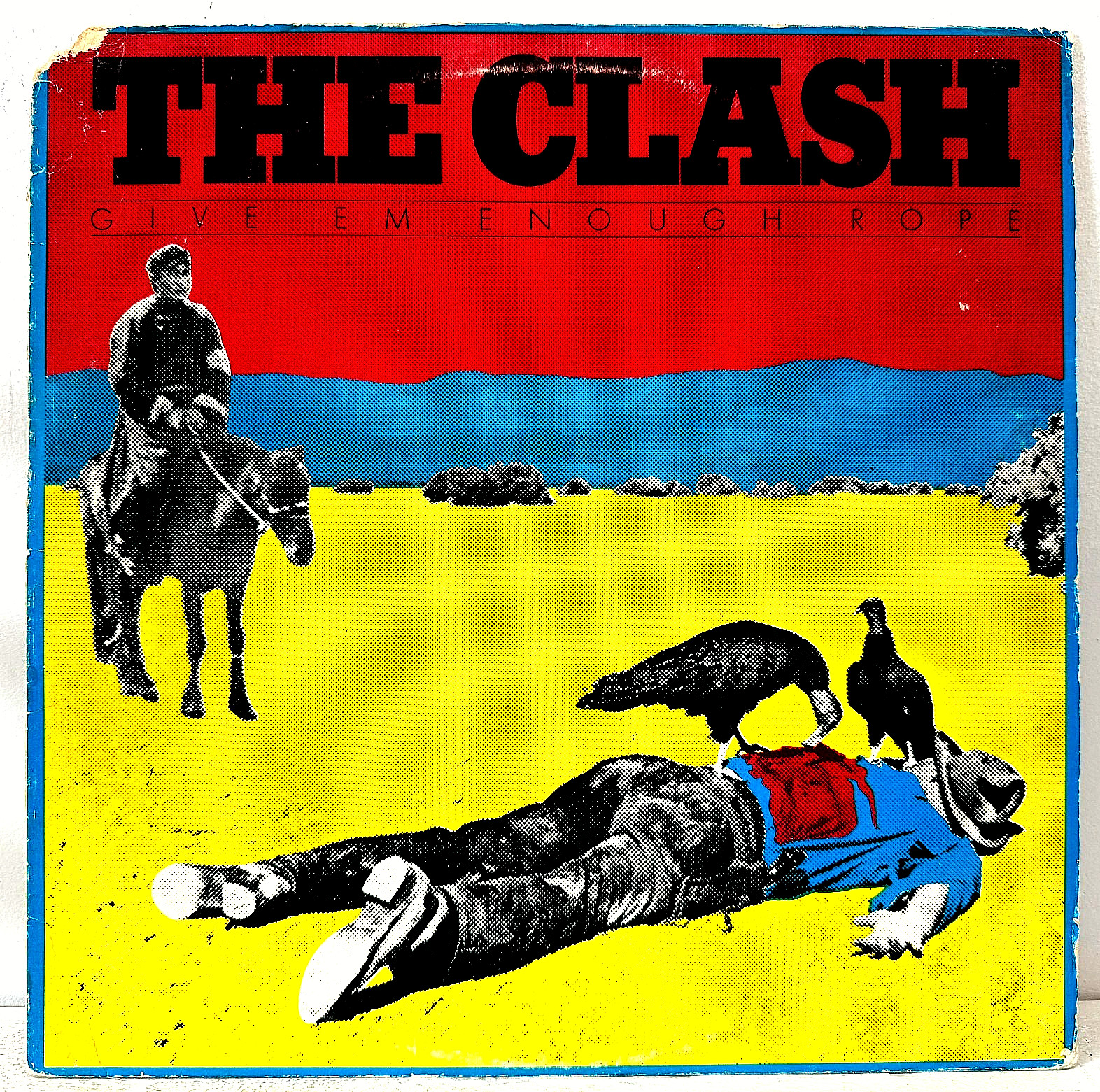 The Clash Give Em Enough Rope 1978 LP Epic JE 35543 Punk Rock VG+ VG