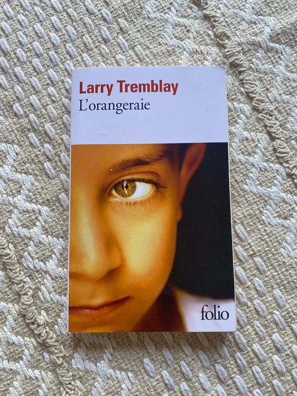 Livre l’orangeraie folio Larry Tremblay