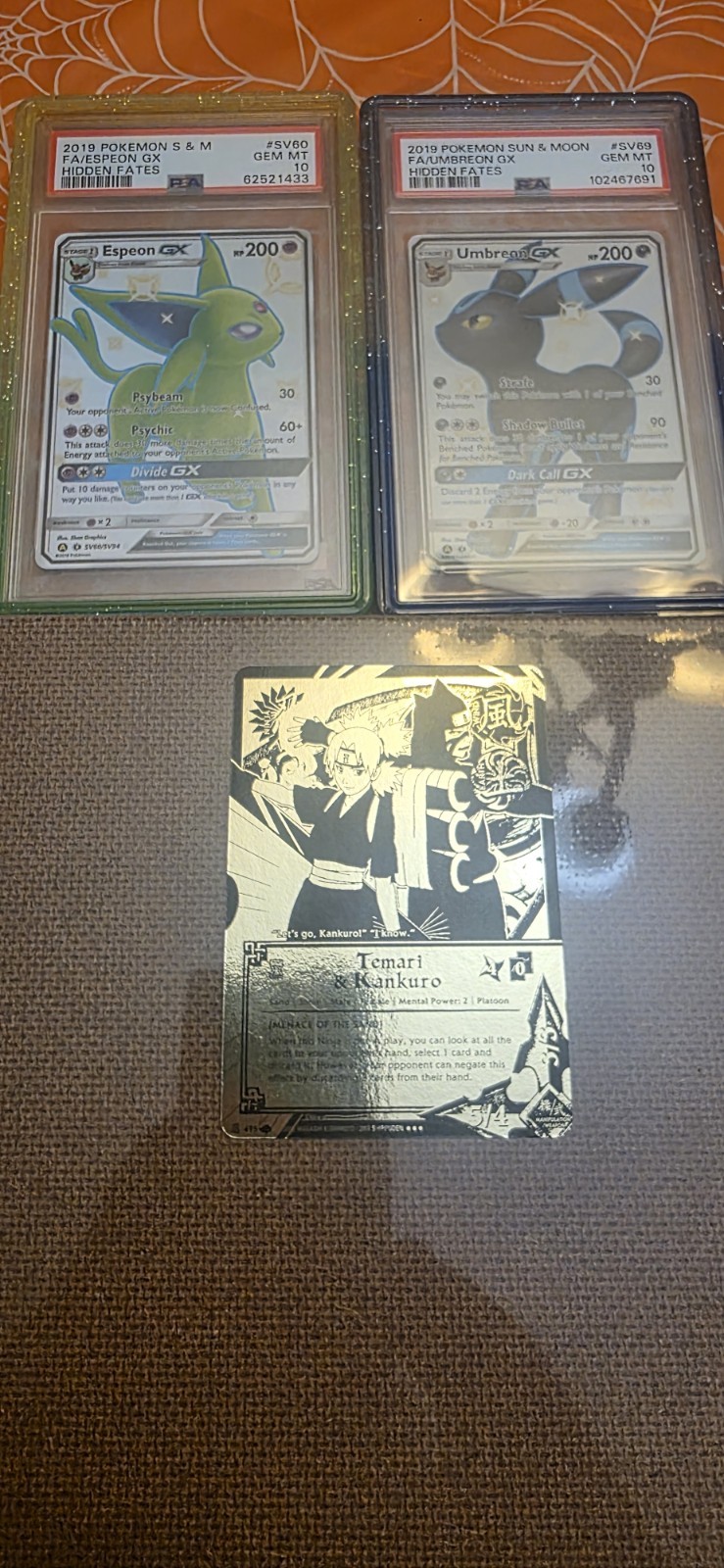 RARISSIMO NARUTO ORO TEMARI E KANKURO CCG