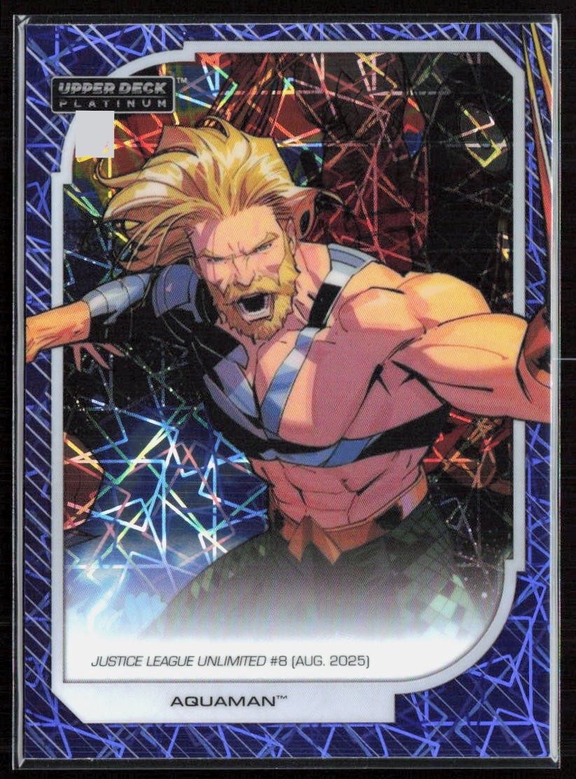 AquaMan 2026 Upper Deck Platinum DC #192 Blue Beam Cover - NM