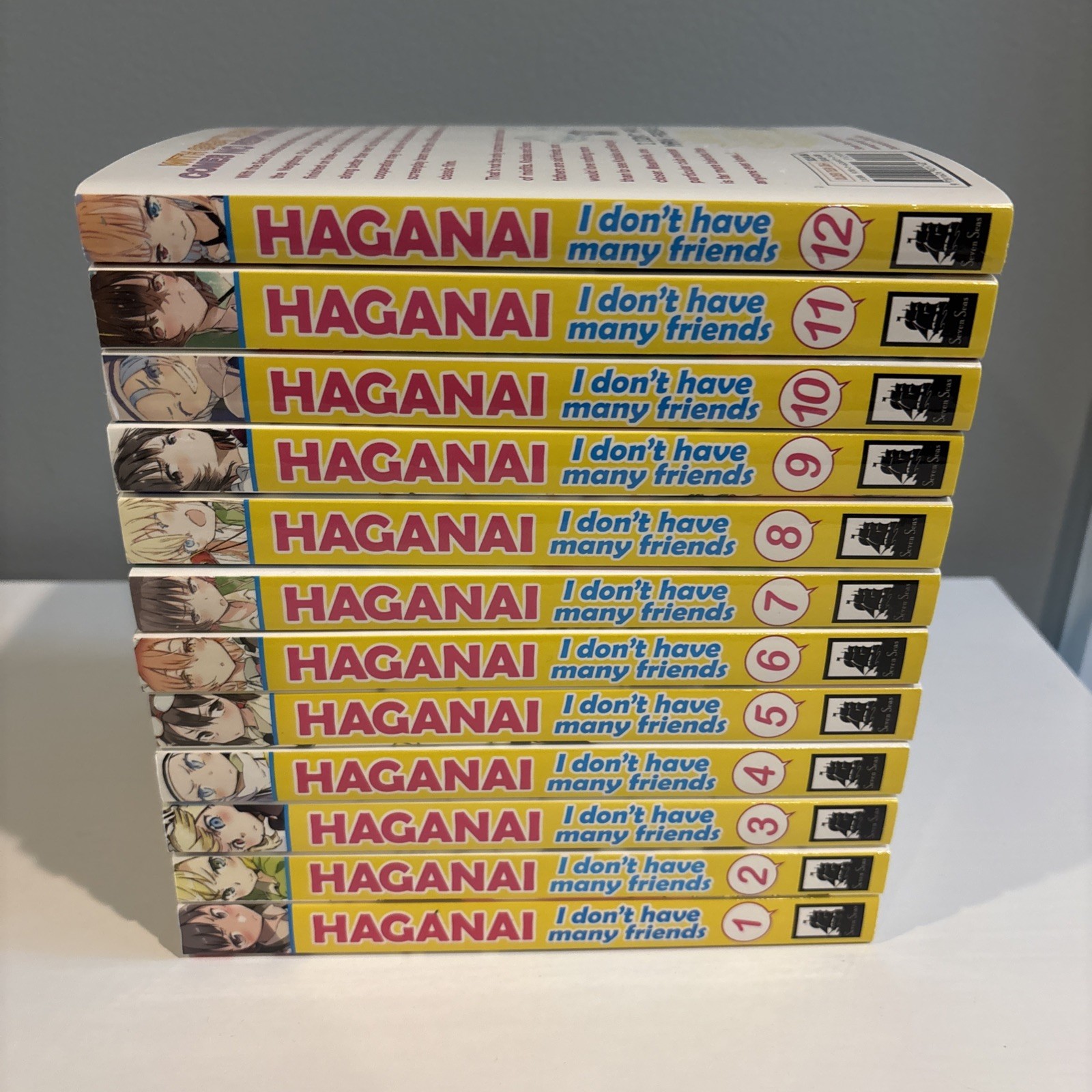 Haganai Non ho molti amici manga 1-12 inglese sette mari