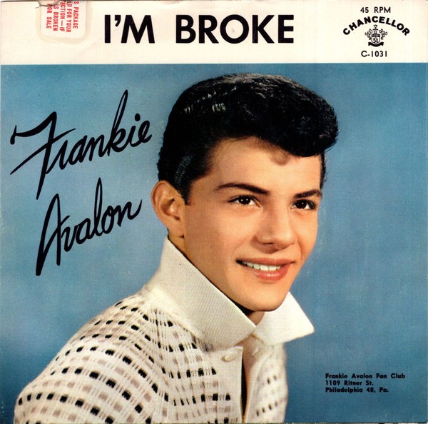 Frankie Avalon - Venus 1959 7", Single, Mono Chancellor C 1031 Very Good Plus (V