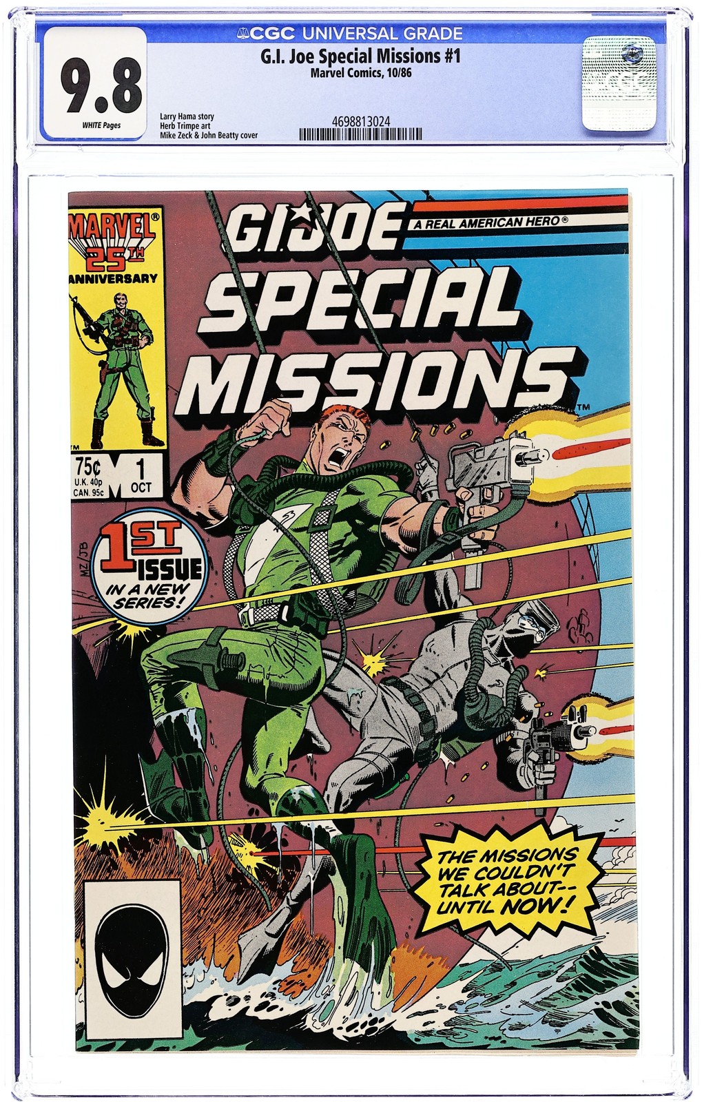 GI Joe Special Missions #1 CGC 9.8 1986 4698813024
