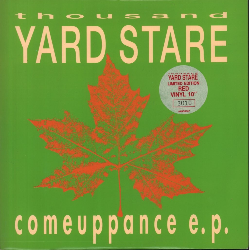 Thousand Yard Stare Comeuppance 10" Vinyl UK Stifled Aardvark 1992 Limitato