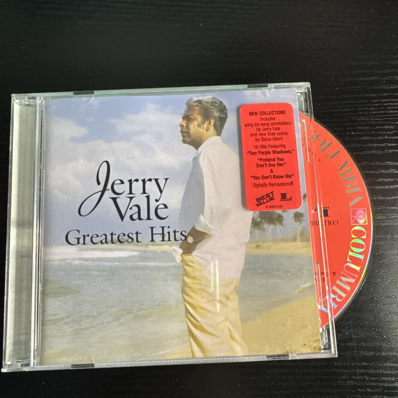 Greatest Hits [Legacy] by Jerry Vale (CD, Sep-1998, Columbia/Legacy) St30