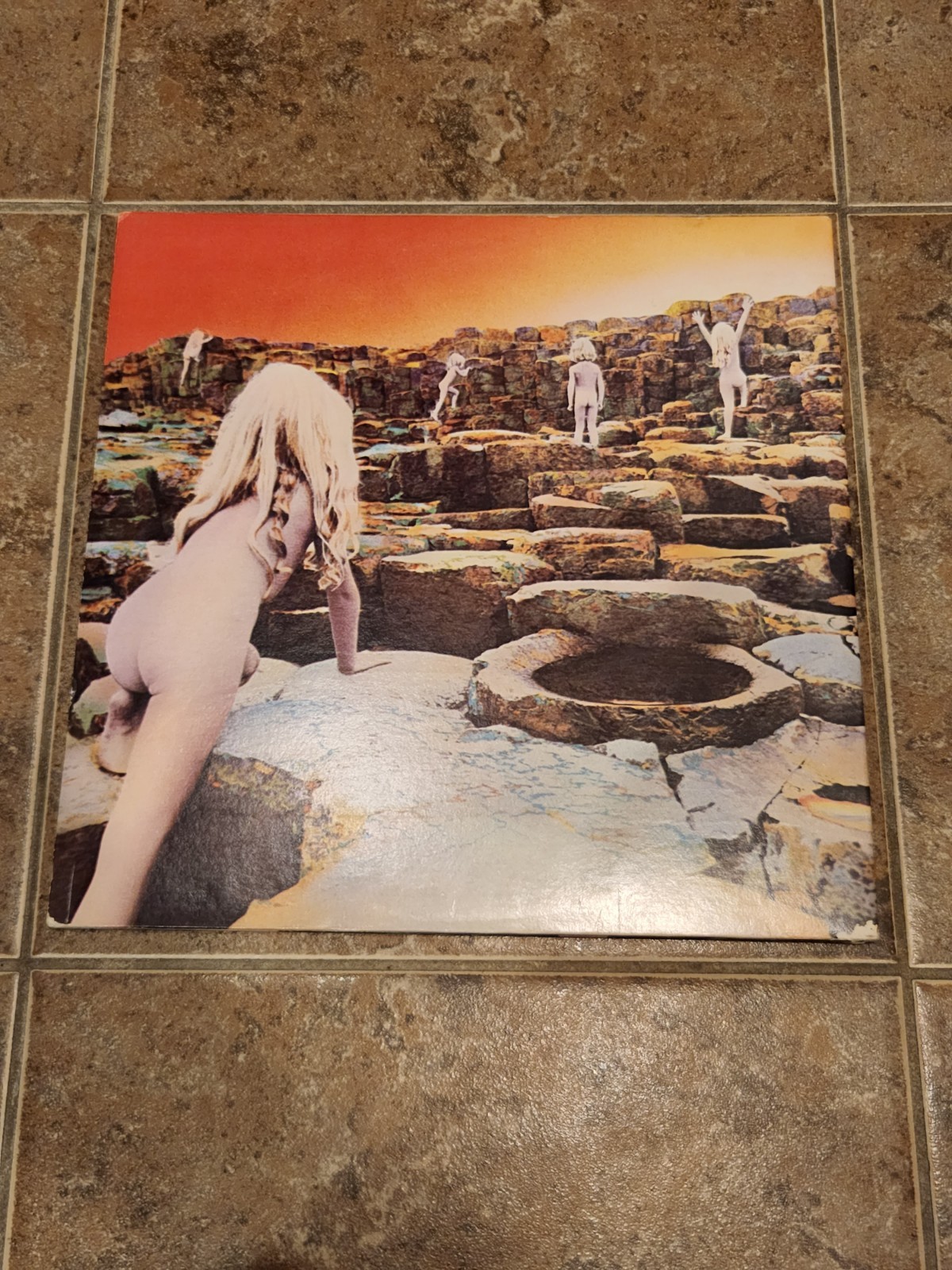 1973 Led Zeppelin "Houses of the Holy" LP Atlantic Superhype George Piros press