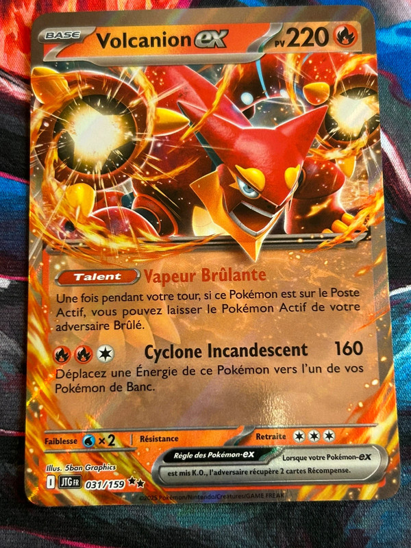 Volcanion EX 031/159 EV09 Pokémon FR