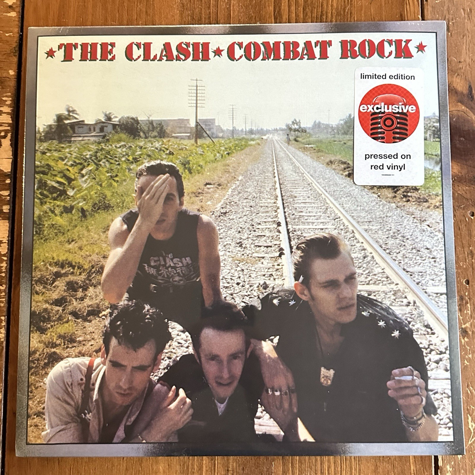 THE CLASH - Combat Rock limited edition red vinyl LP mint sealed OOP