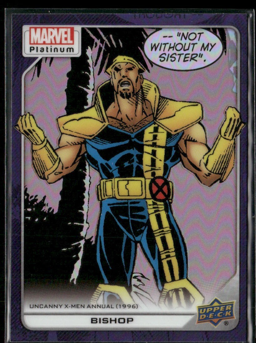 Upper Deck Marvel 2023 Platino Viola Arcobaleno #185 - Vescovo