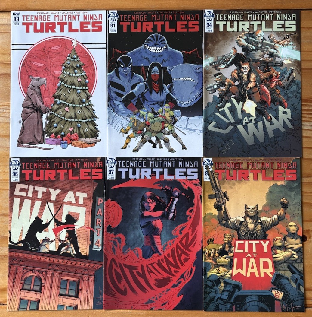Teenage Mutant Ninja Turtles 89, 91,94,96,97,98! All Cover A! See Pictures!