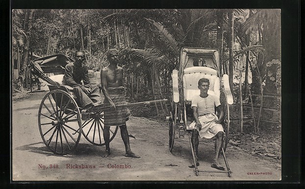 Cartolina Colombo, risciò e i loro corridori