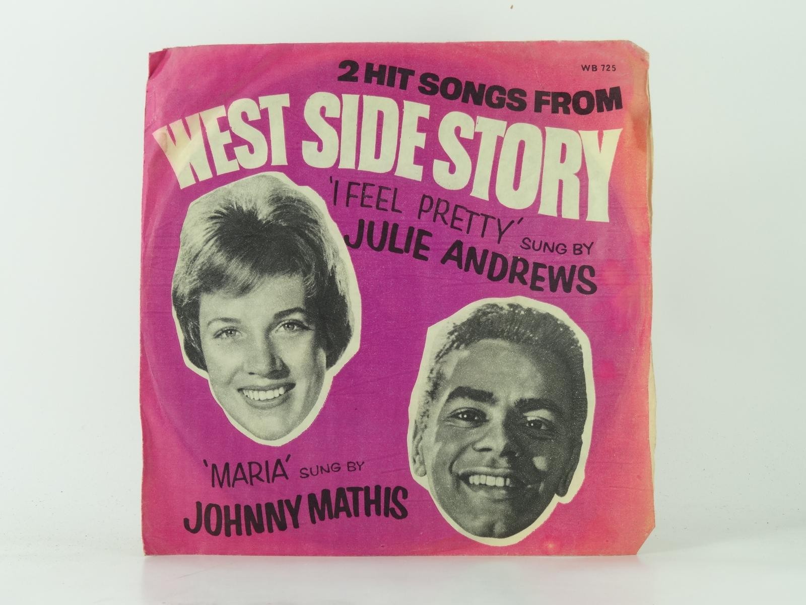 JULIE ANDREWS/JOHNNY MATHIS WEST SIDE STORY: I FEEL PRETTY (65) 2 Track 7" Singl