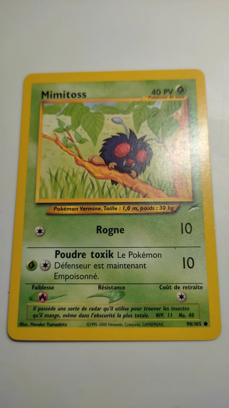 Carte Pokémon Mimitoss 90/105 Neo Destiny Française