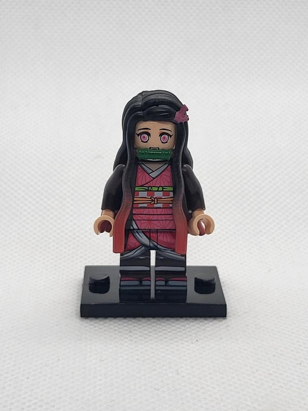 Figurine type Lego - Demon Slayer - Nezuko Kamado (Lego-style Figure - Demon slayer - Nezuko Kamado)