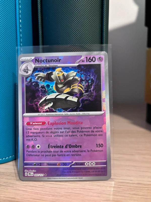 Noctunoir reverse Pokéball évolutions prismatiques