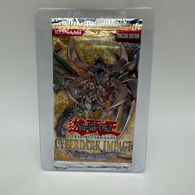 Yugioh Konami Cyberdark Urto 1st Edizione Booster Pack Factory Sigillato Inglese