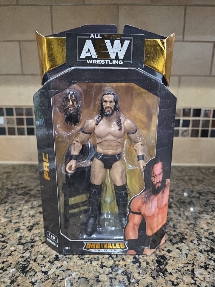 AEW PAC Unrivaled Collection Series 3 #19 Action Figure Wrestling WWE