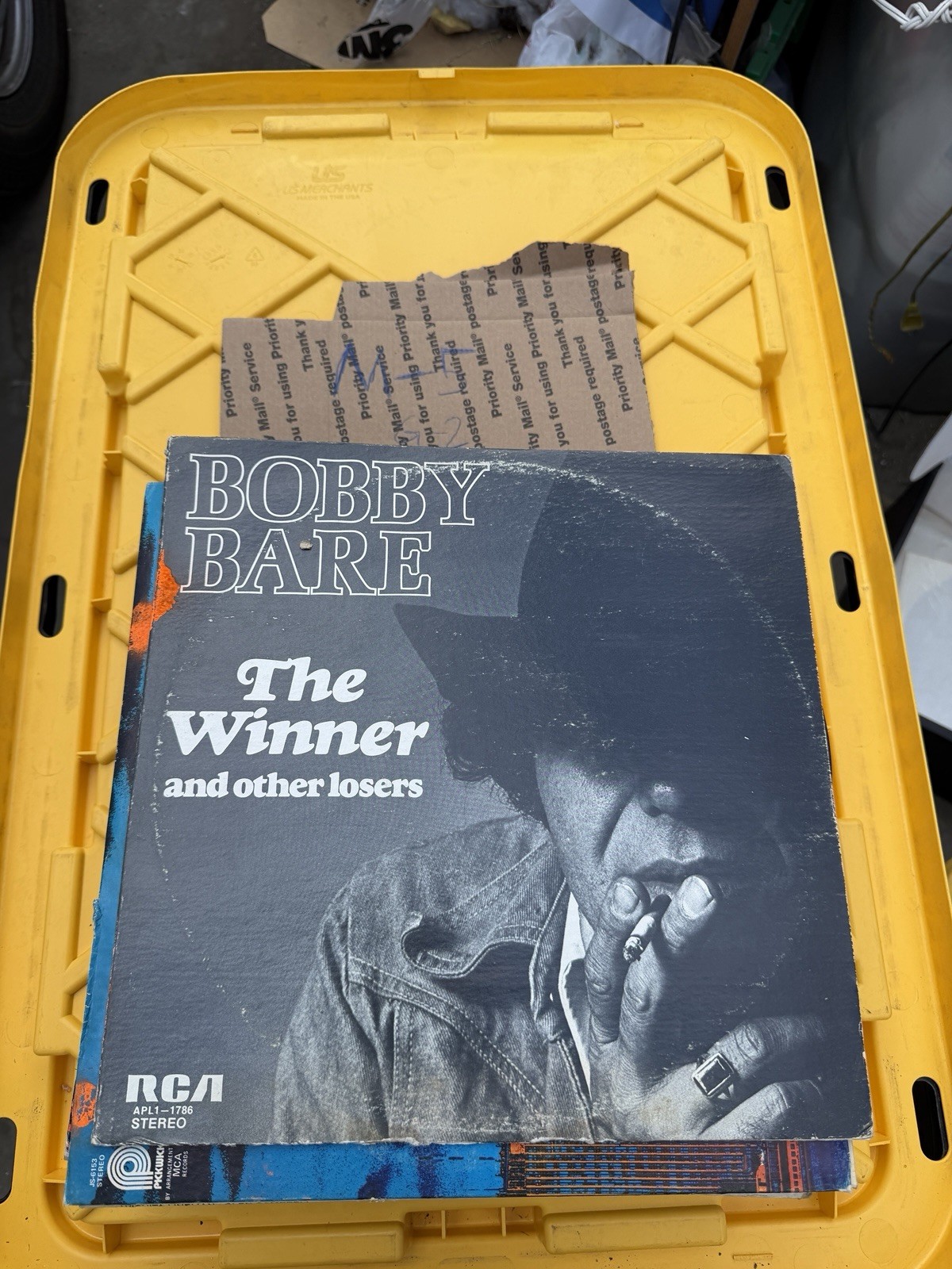 Bobby Bare - The Winner and Other Losers LP - Stereo Brown-Label RCA