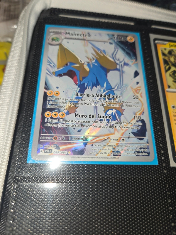 Manectric Illustration Rara Full Art Ultra Rara Fuoriserie NM ITA