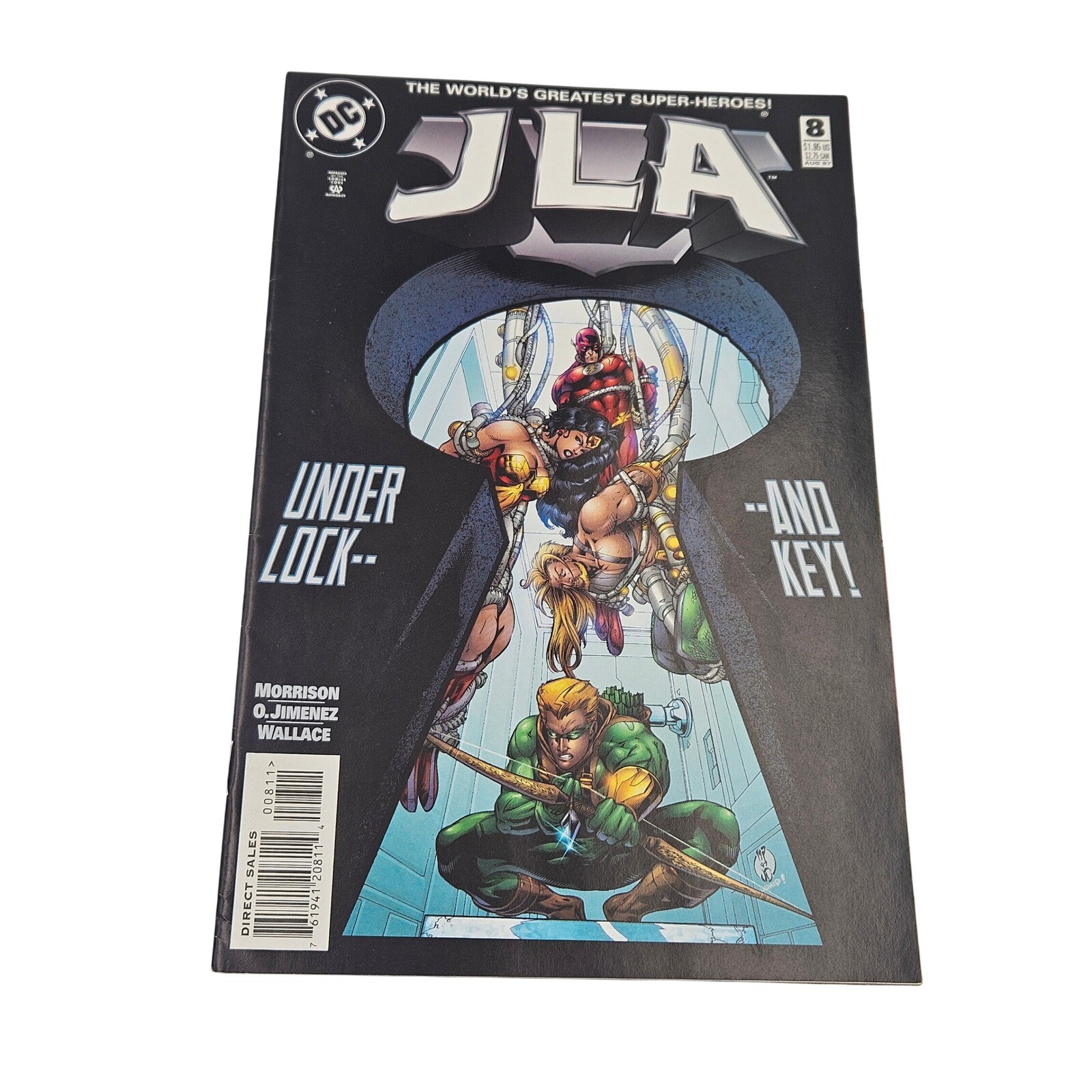 DC Comics JLA #8 fumetto agosto 1997 Justice League of America
