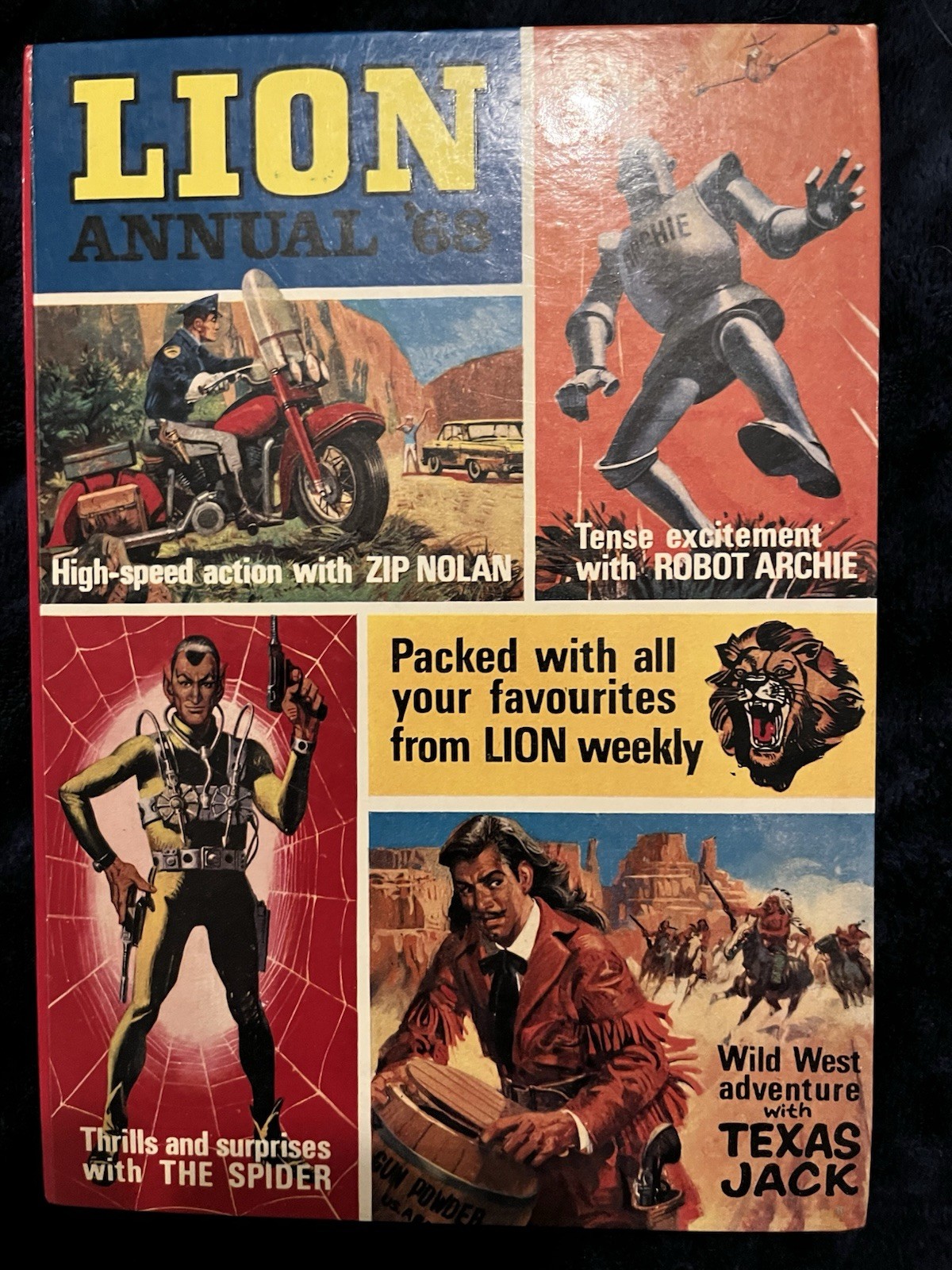 Lion  Annual 1968 Unclipped Lovely Condition