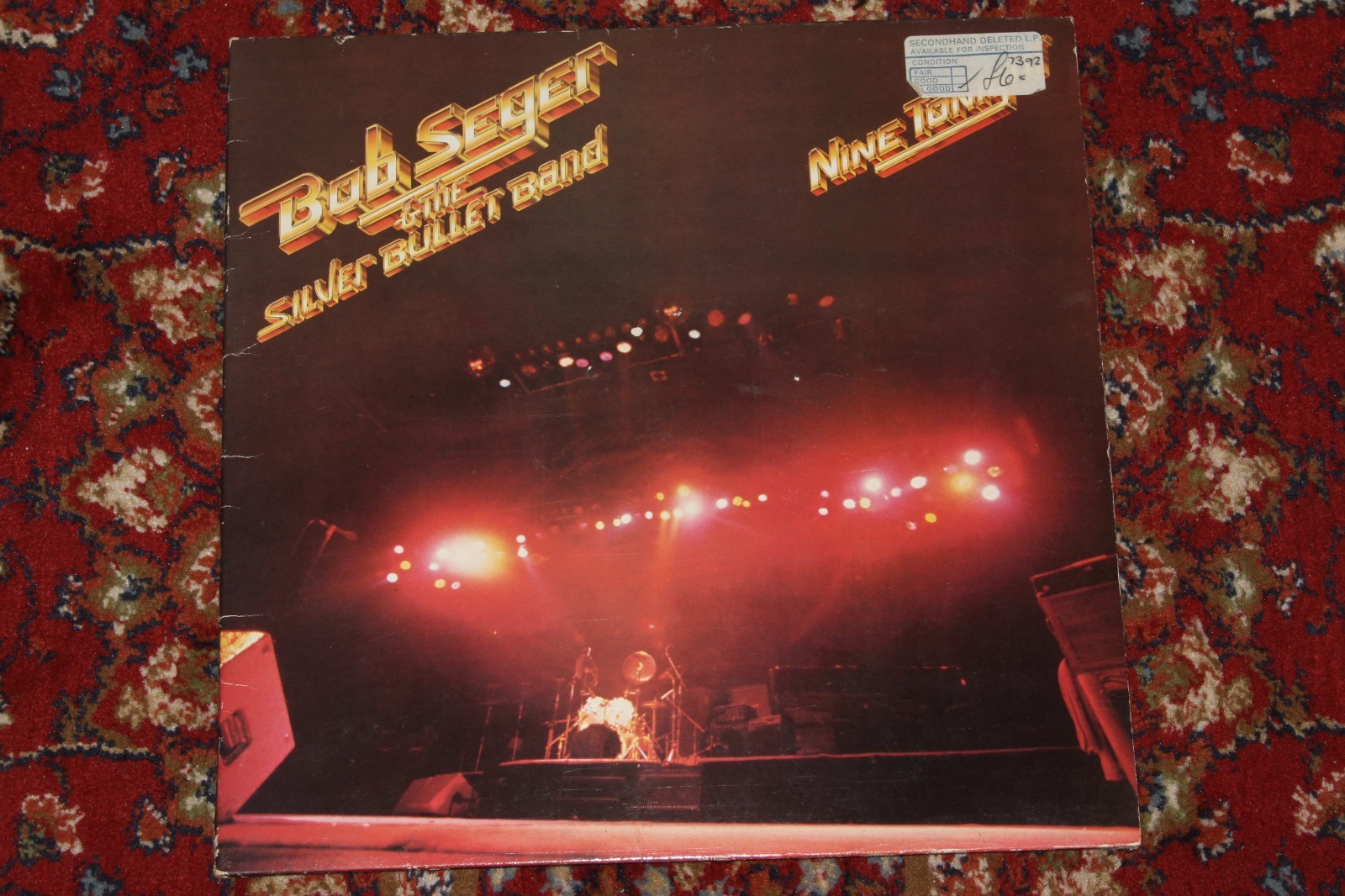 Bob Seger & The Silver Bullet Band - Nine Tonight Double Vinyl Record VG+ 
