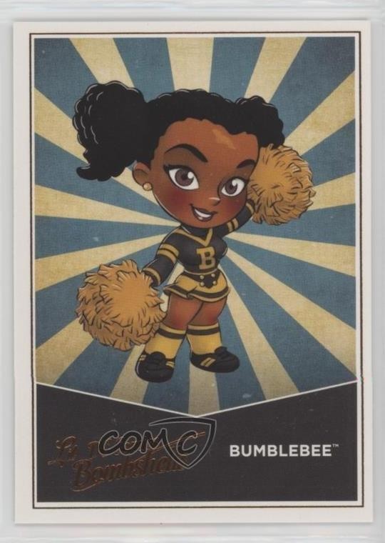 2017 Cryptozoic DC Bombshells Lil Copper Deco Foil Bumblebee #L18 d8k