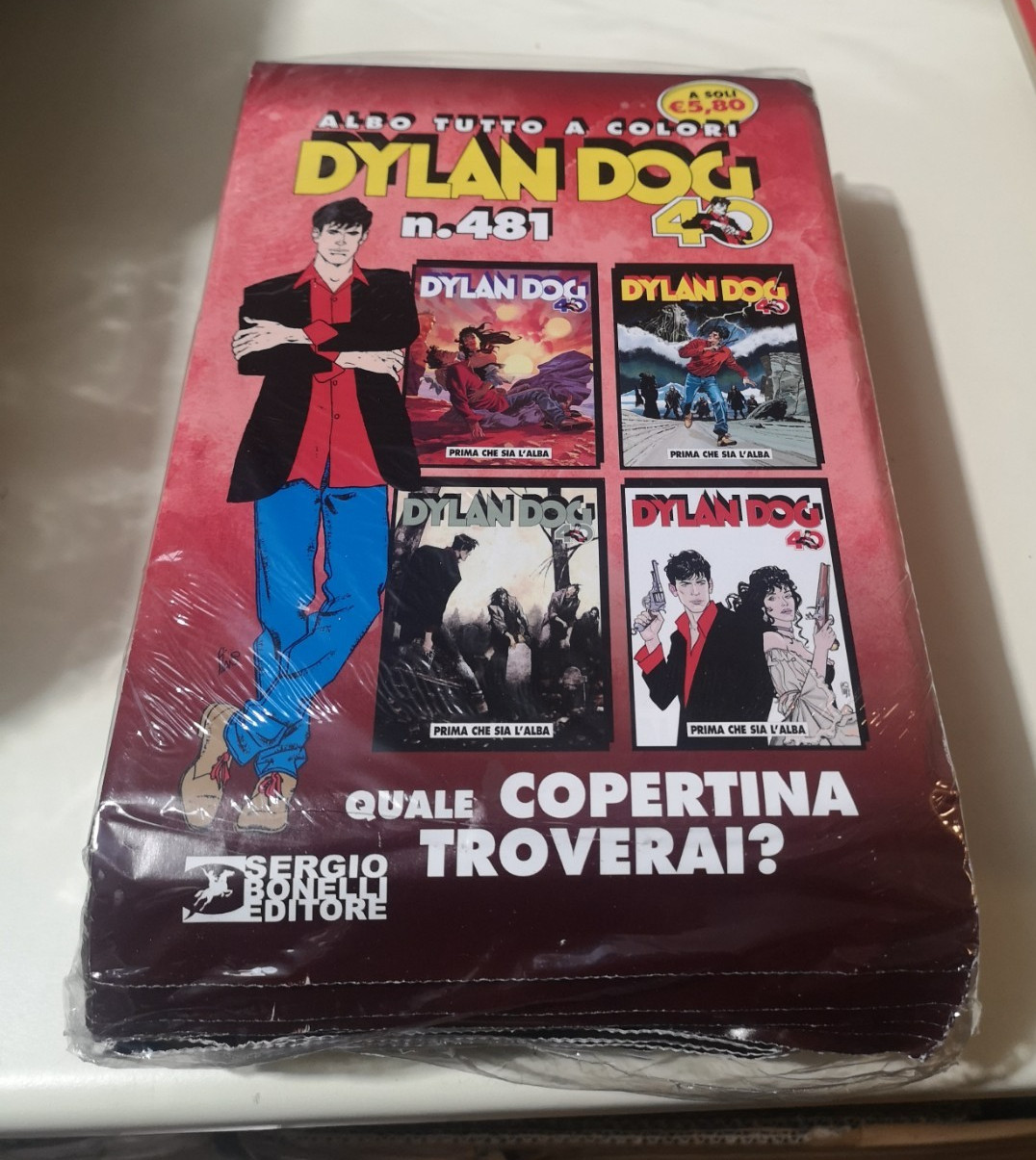 DYLAN DOG 481 PRIMA CHE SIA L'ALBA BLISTER 10 BUSTE SIGILLATE BONELLI BLIND PACK